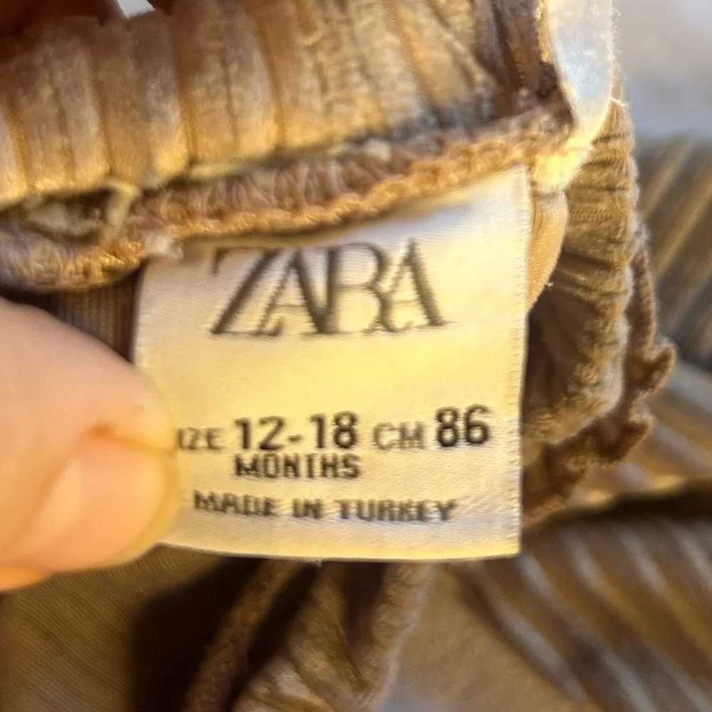 Zara tan color outfit for baby for size 12-18 mo